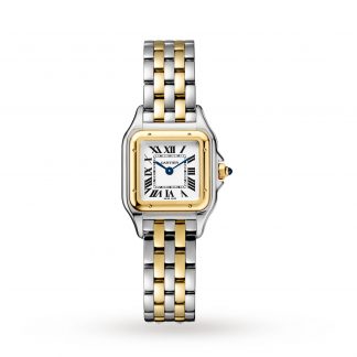Cartier Panthère De Cartier Uhr Kleines Modell Quarz Gelbgold Stahl W2PN0006